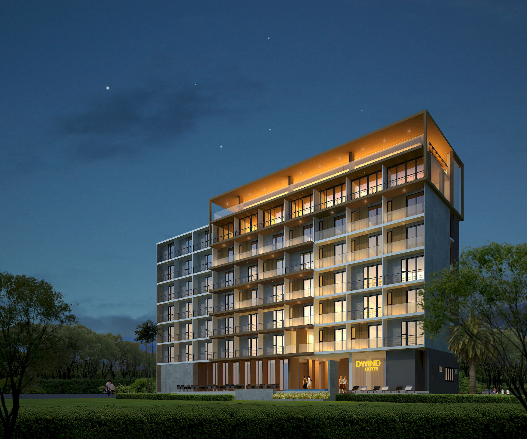 The Wind Hotel Bang Sare Zewnętrze zdjęcie